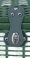 Green-Band Lidded Gift Case — Detail and finish view 08
