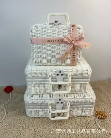 Flat-Lid Woven Carry Case Set — Product view 01