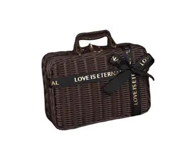 Dark Ribbon-Trimmed Carry Case I — Product view 02