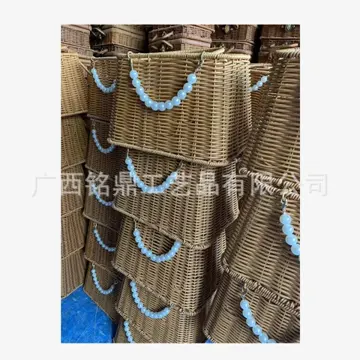 Open Rectangular Loop-Handle Basket — Product view 02