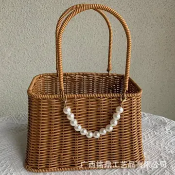 Open Rectangular Loop-Handle Basket — Product view 03