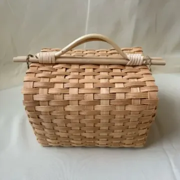 Flat-Woven Rectangular Carry Basket — Product view 04