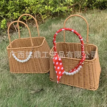 Open Rectangular Loop-Handle Basket — Product view 04